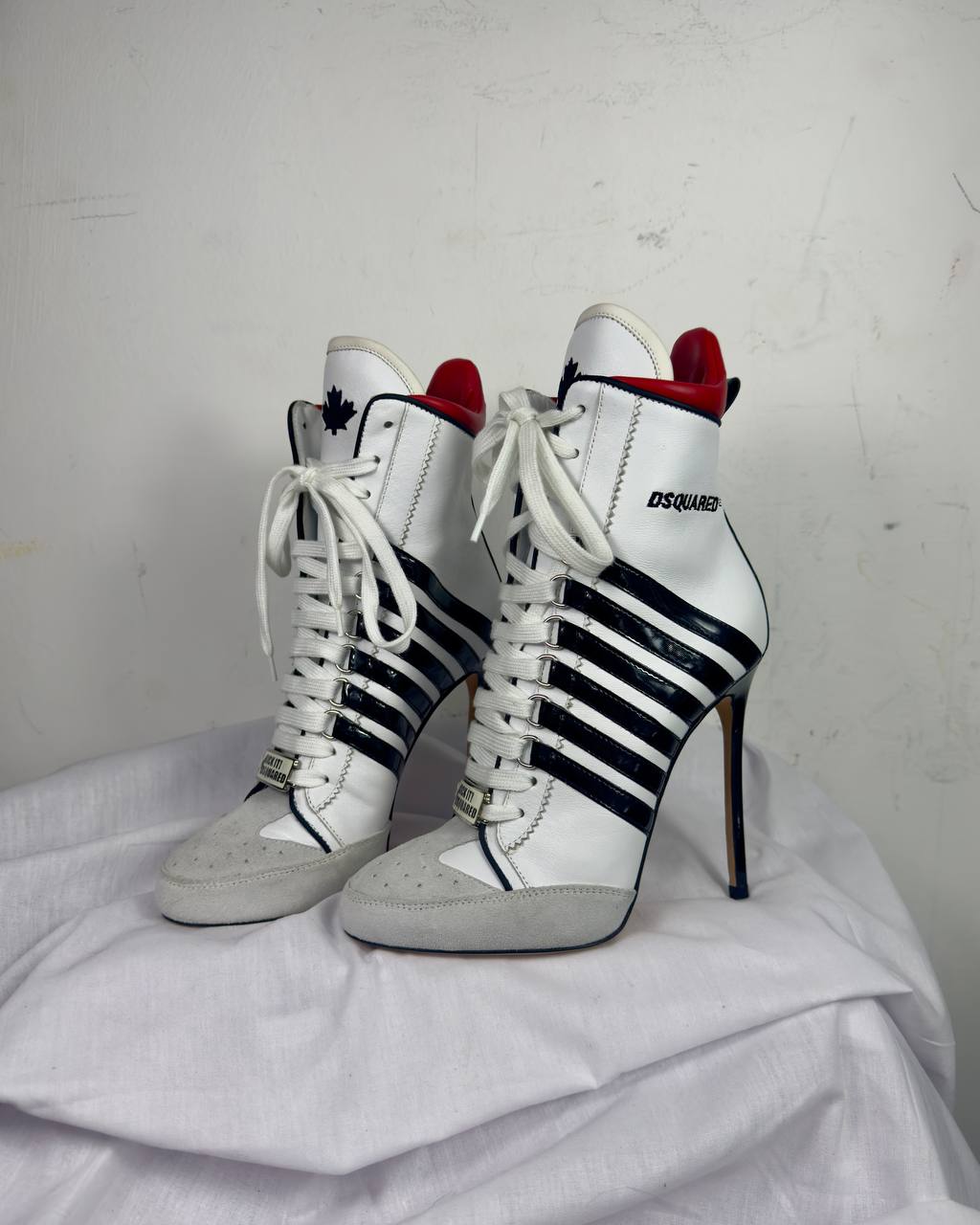 Dsquared2 Julie Sneaker Heels 36 new with box