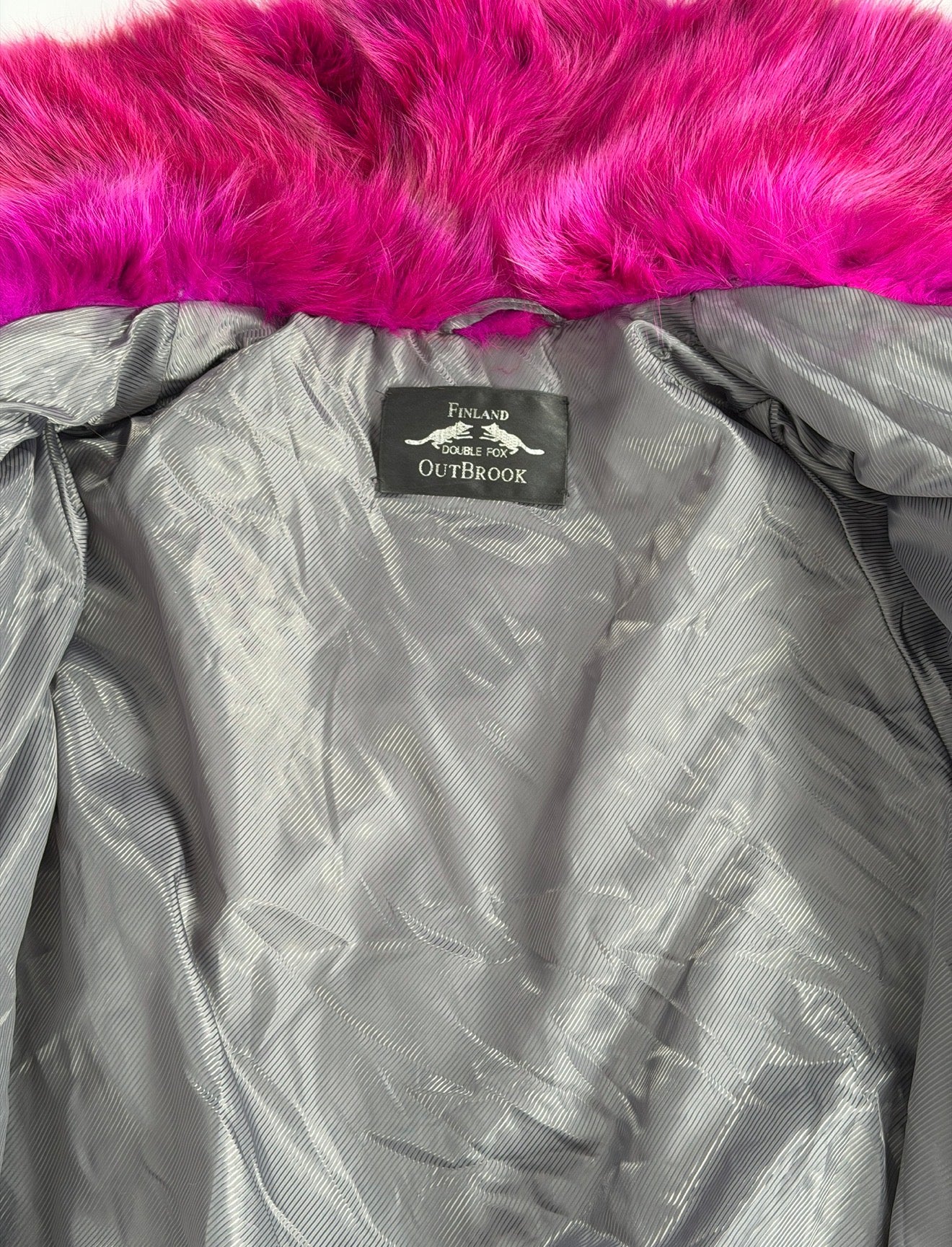 Vintage Fox Pink Fur Coat — S/L