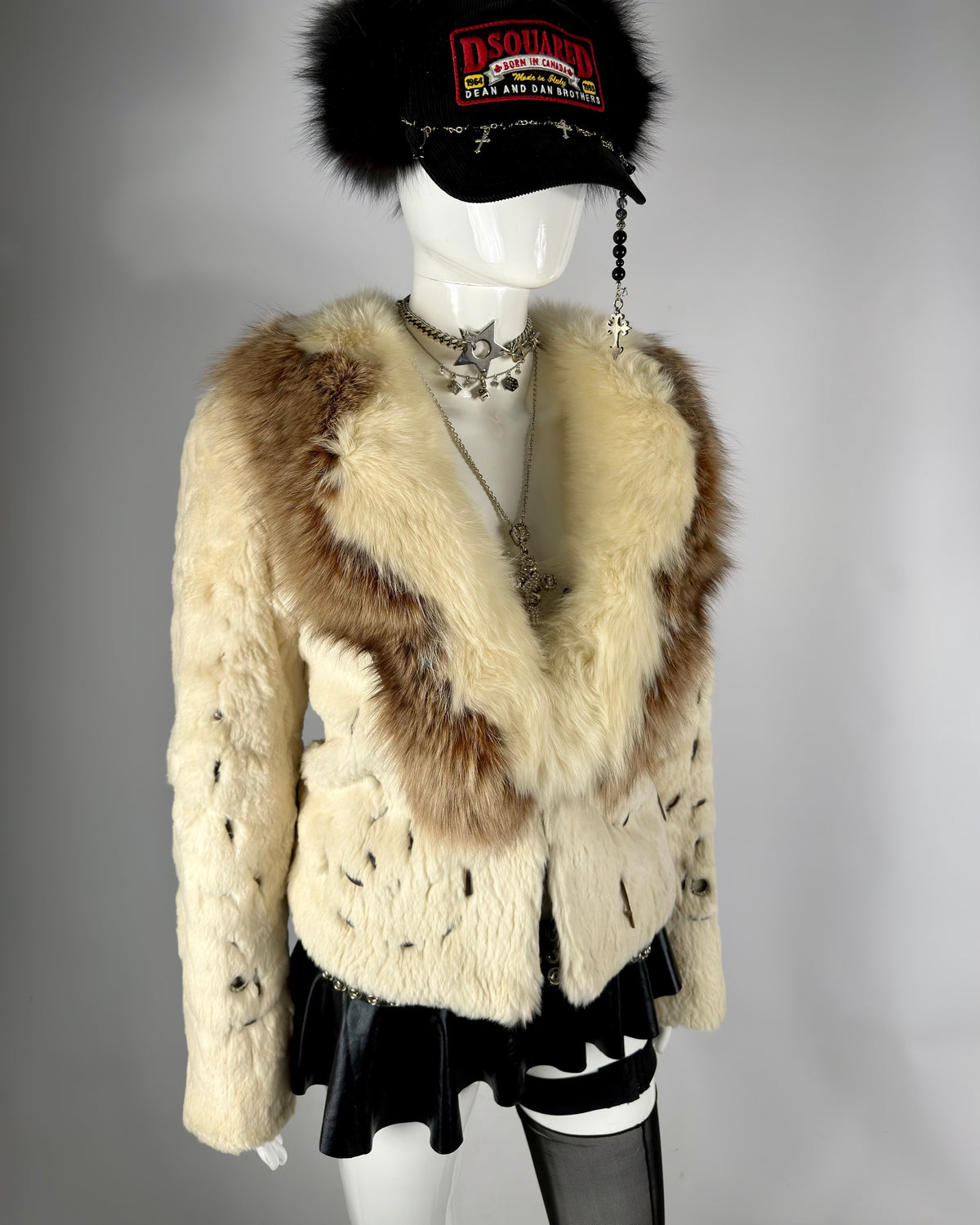 Vintage Fox Fur Jacket — XS/M