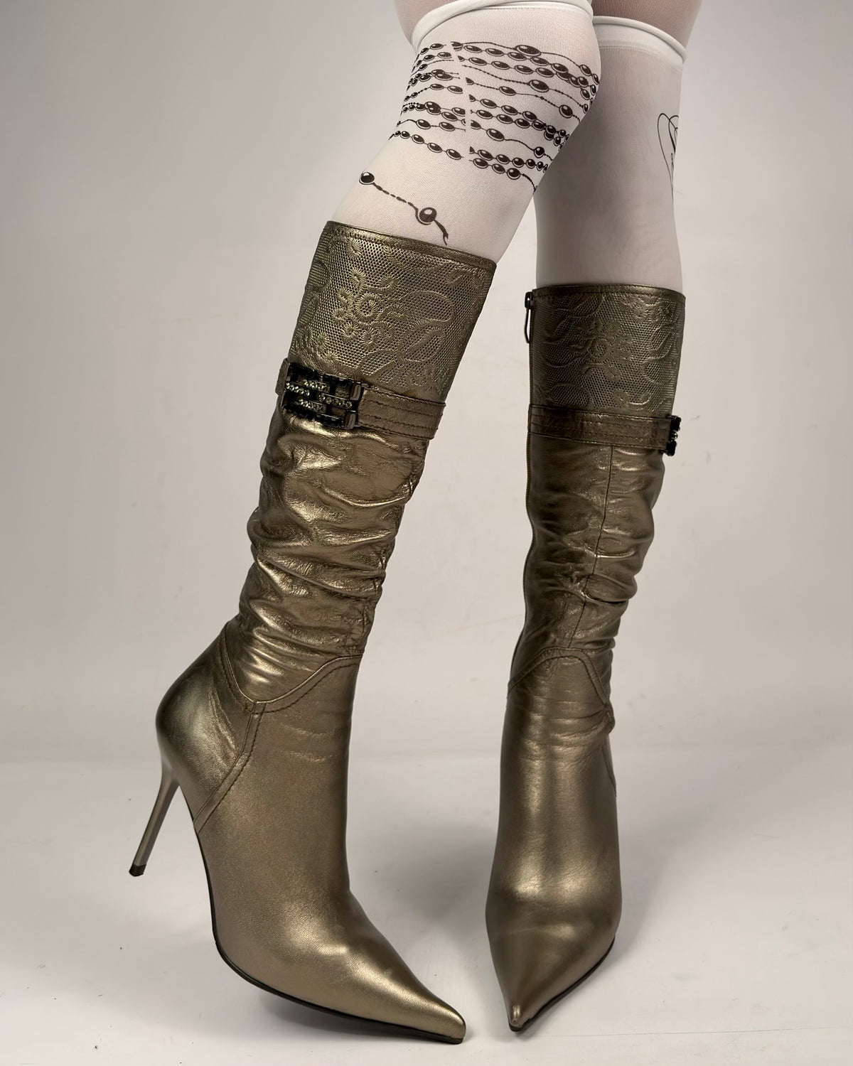 Vintage Leather Boots — 38
