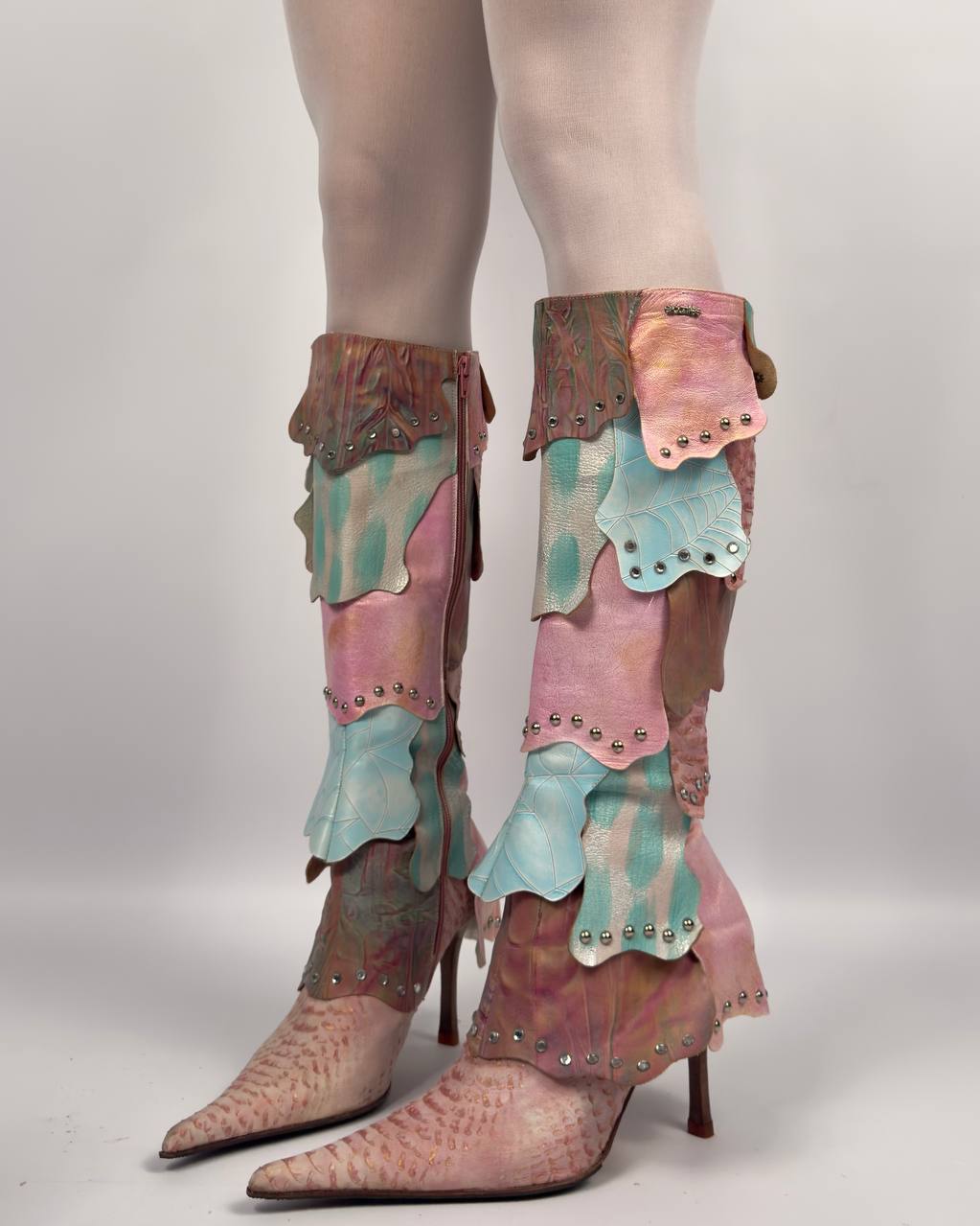 El Dantes Rare Vintage Exotic Leather Boots — 40/41