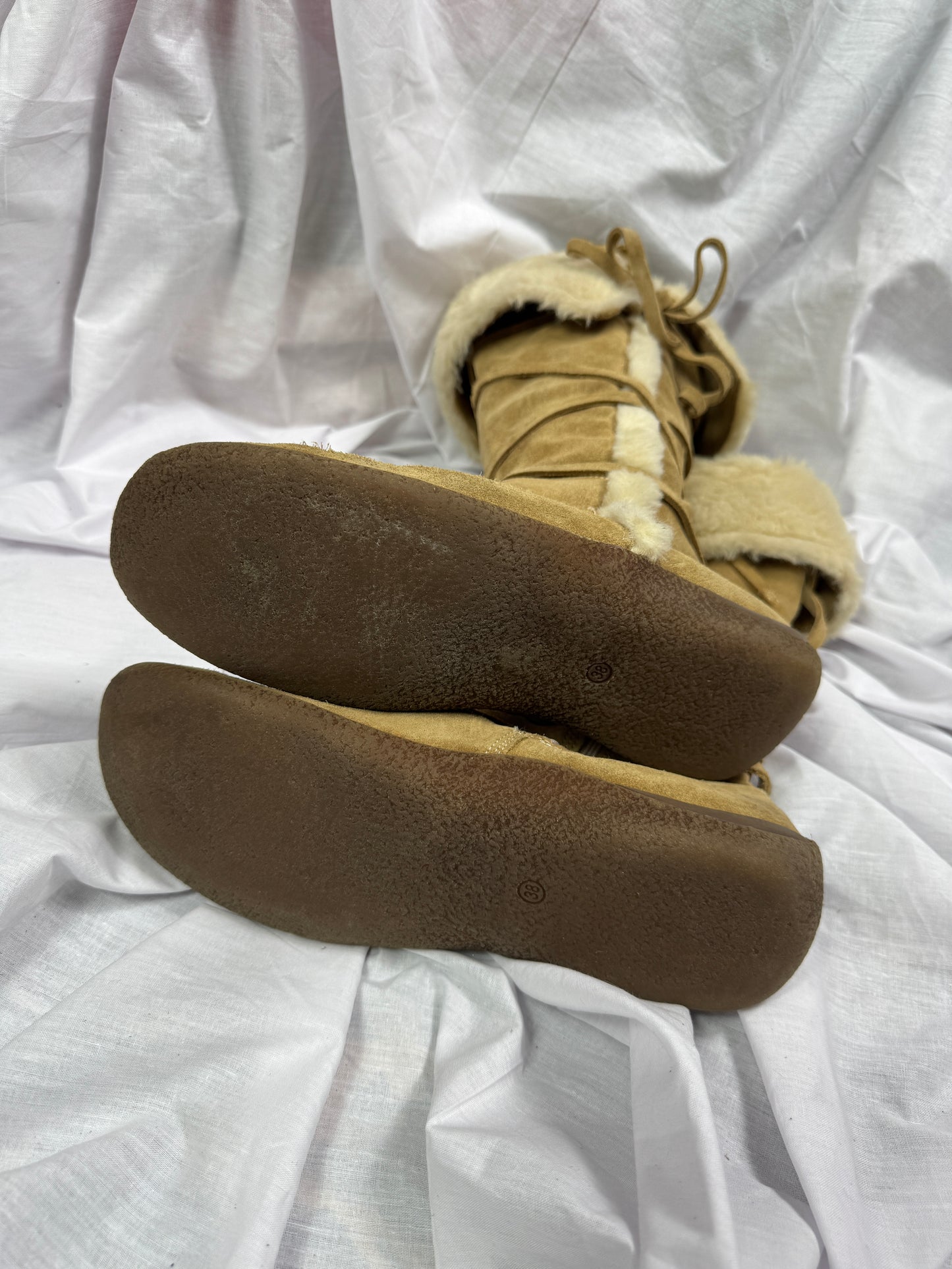 Vintage Moto Boots 38