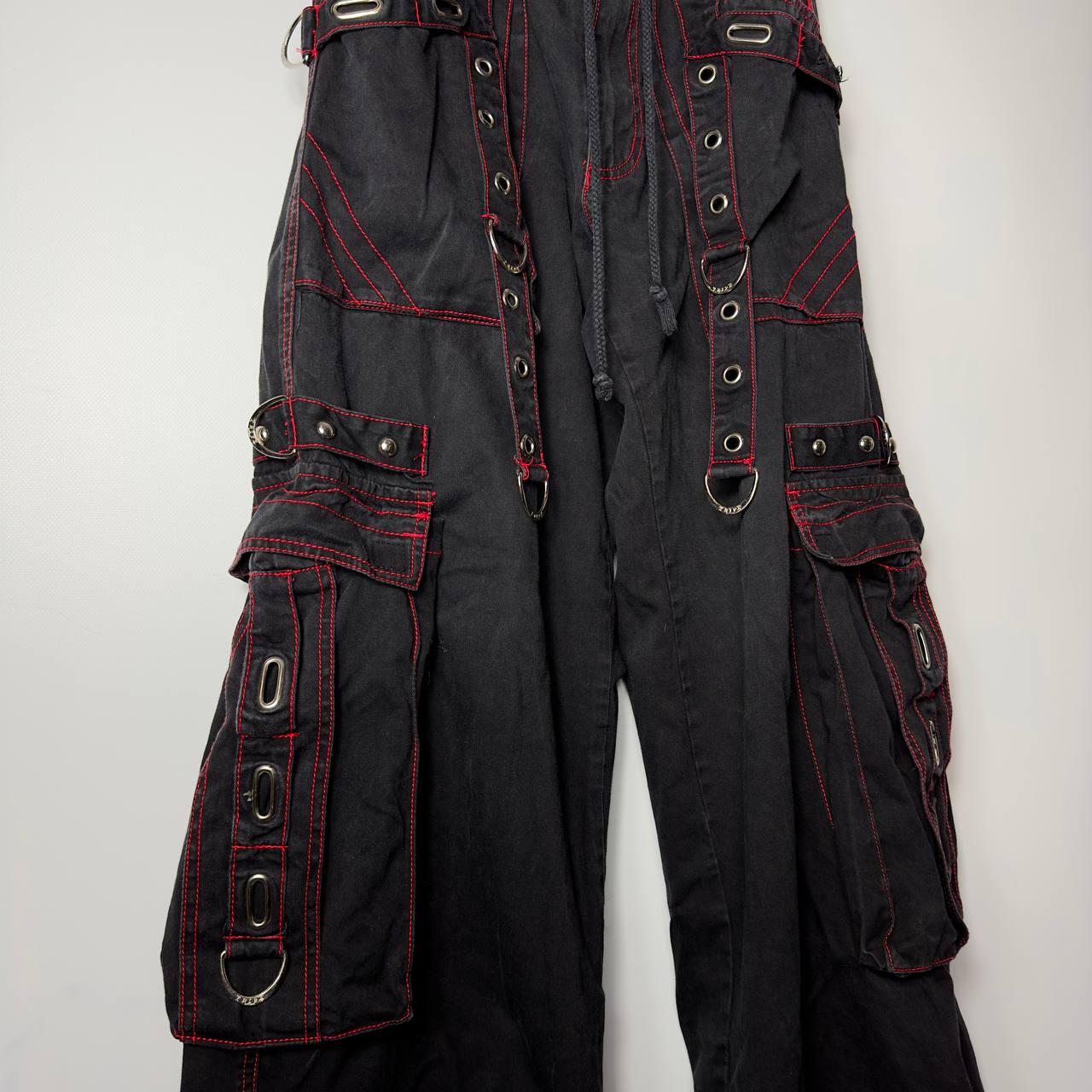 Vintage 1990s Tripp Nyc Daang Goodman Wide Leg Y2K Raver Pants