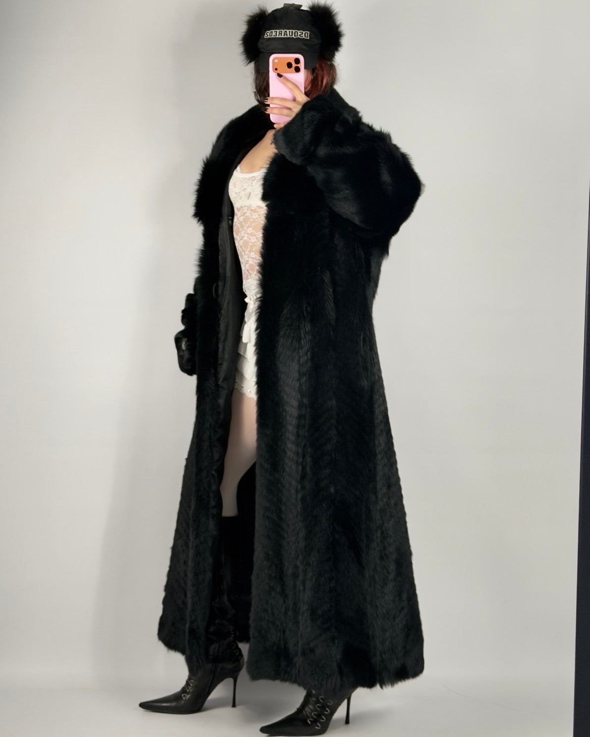 Vintage Fur Coat L/XXL