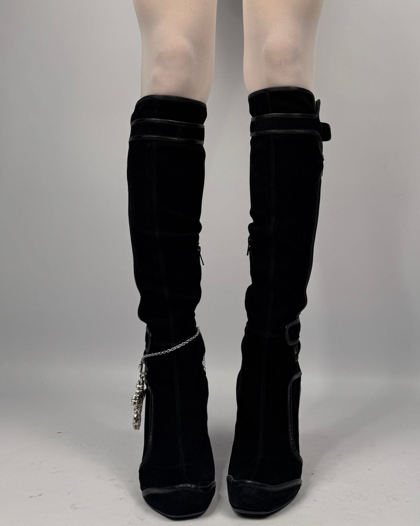 Celine FW 2008 Runway Moto Boots — 39.5/40.5
