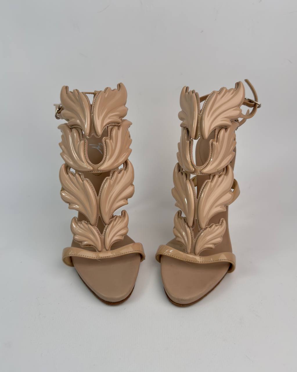 Giuseppe Zanotti Cruel Summer Beige Wing Heels — 38/38.5