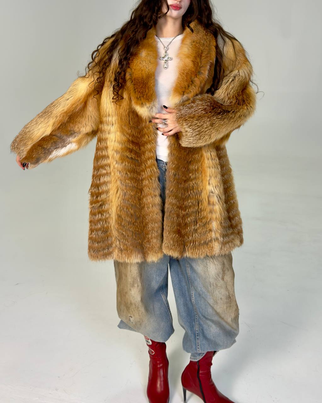 Vintage Fox Fur Coat
