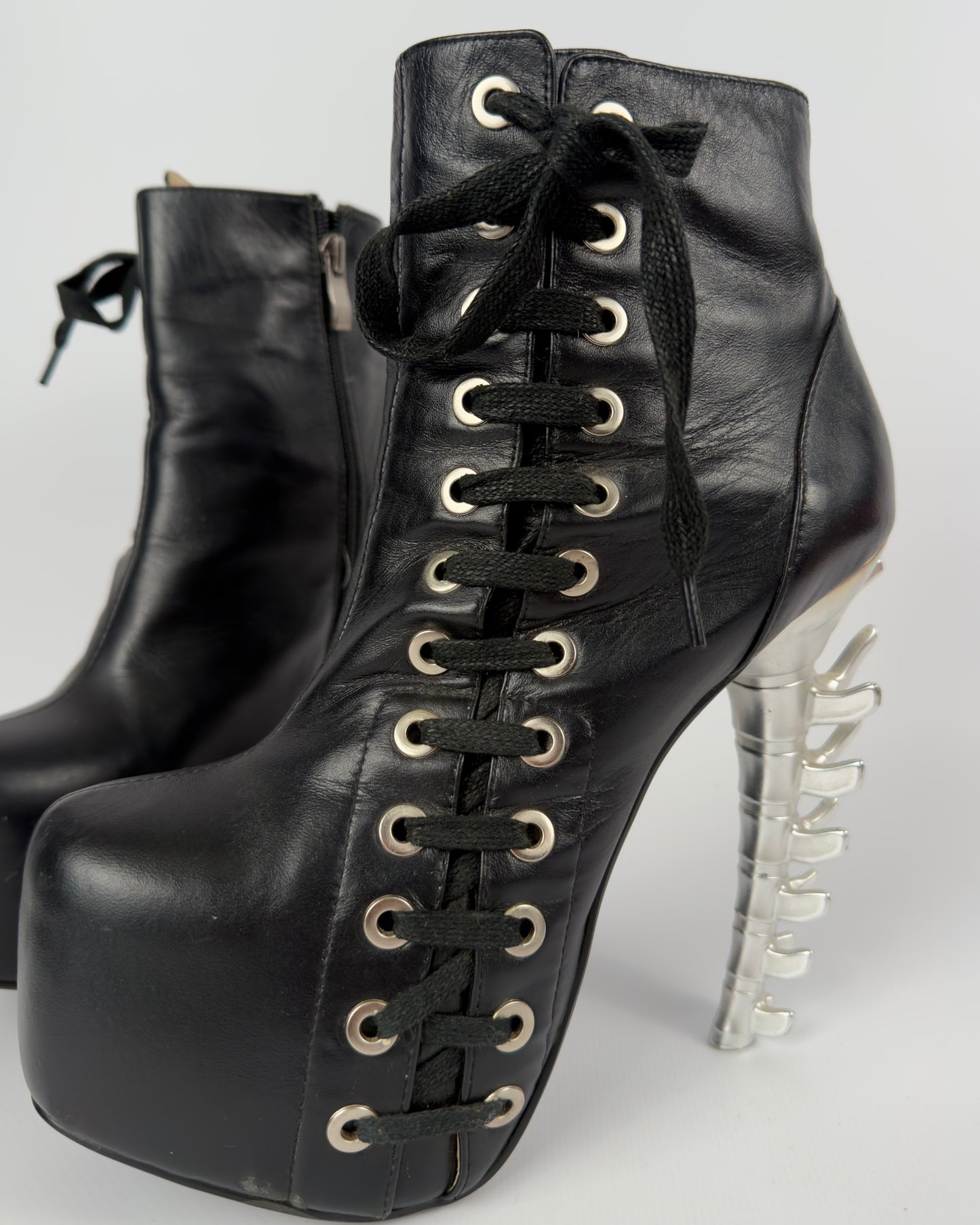 Gianmarco Lorenzi Spine Heel Boots — 40