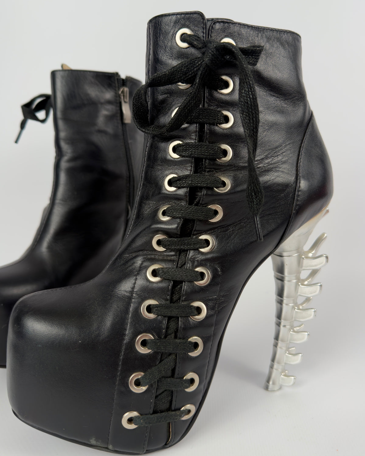 Gianmarco Lorenzi Spine Heel Boots — 40