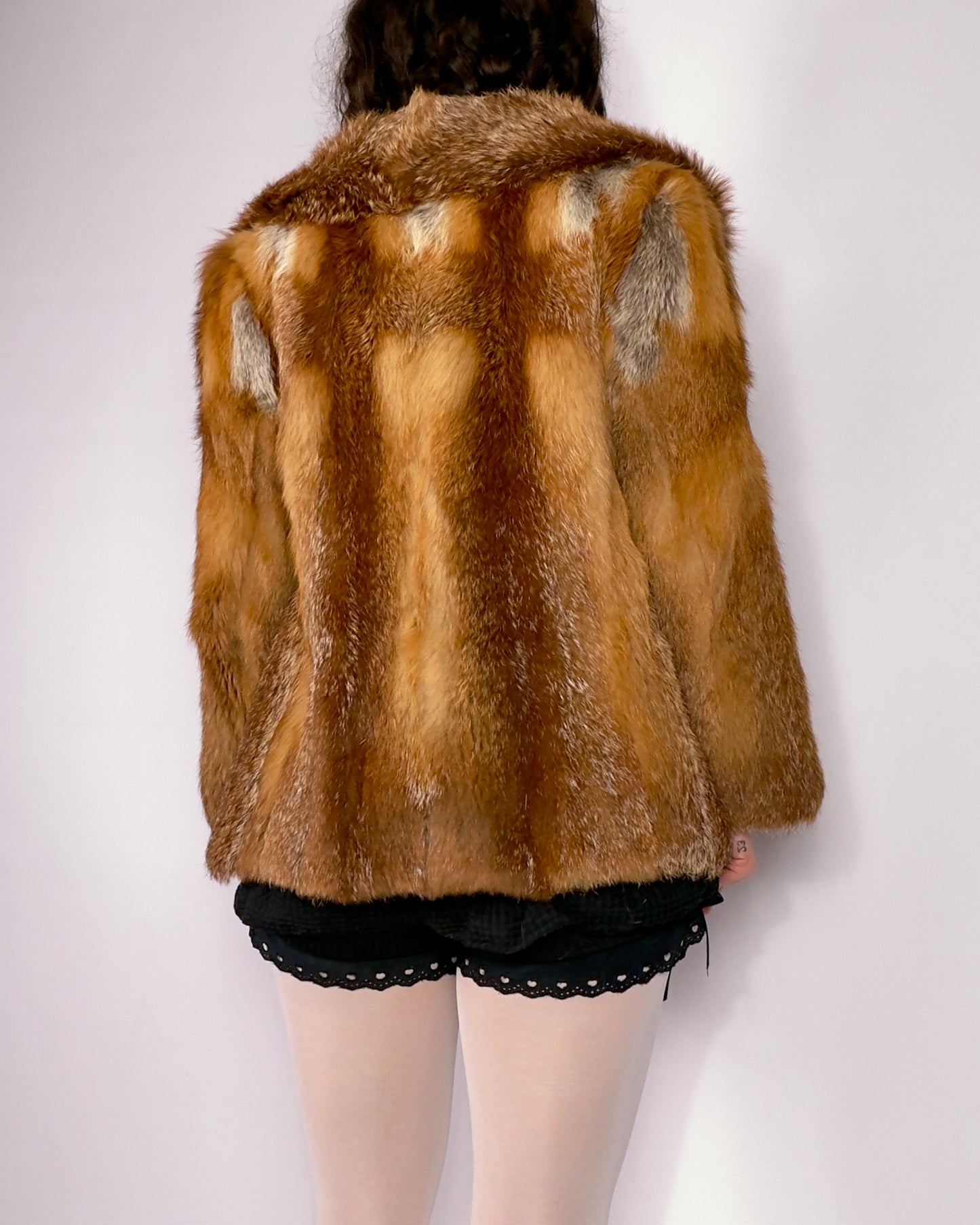 Vintage Fox Fur Jacket — XS/S