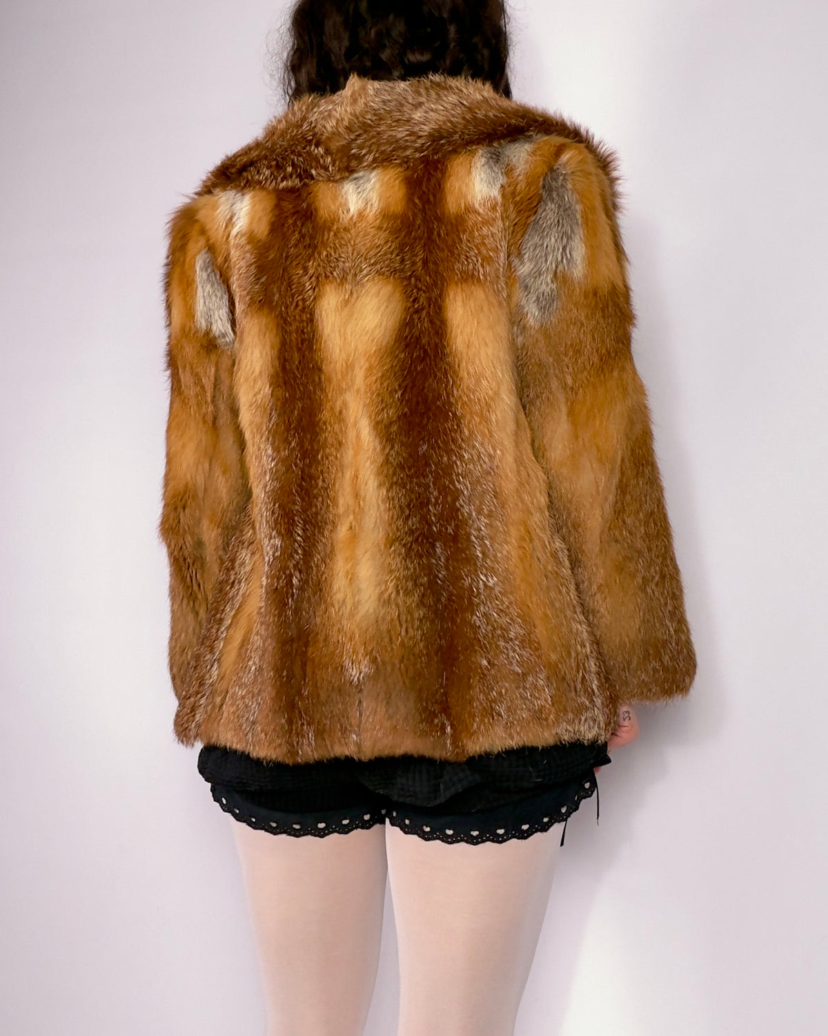 Vintage Fox Fur Jacket — XS/S