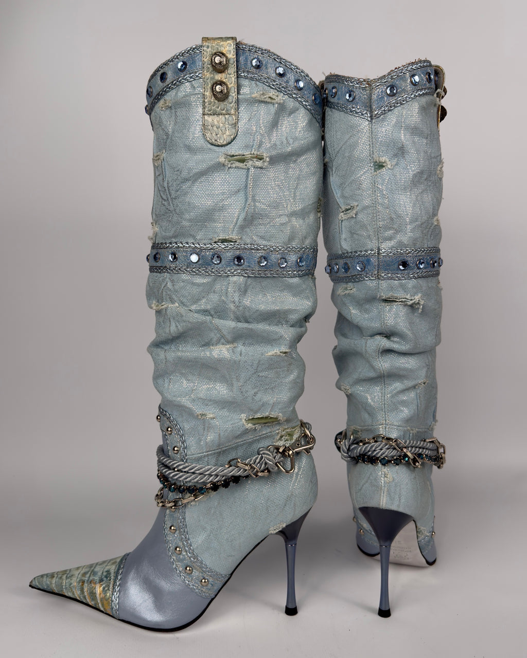 El Dante’s Couture Vintage Cowboy Boots — 36