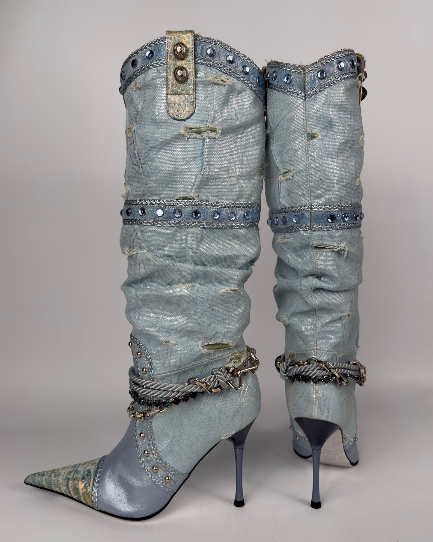 El Dante’s Couture Vintage Cowboy Boots — 36