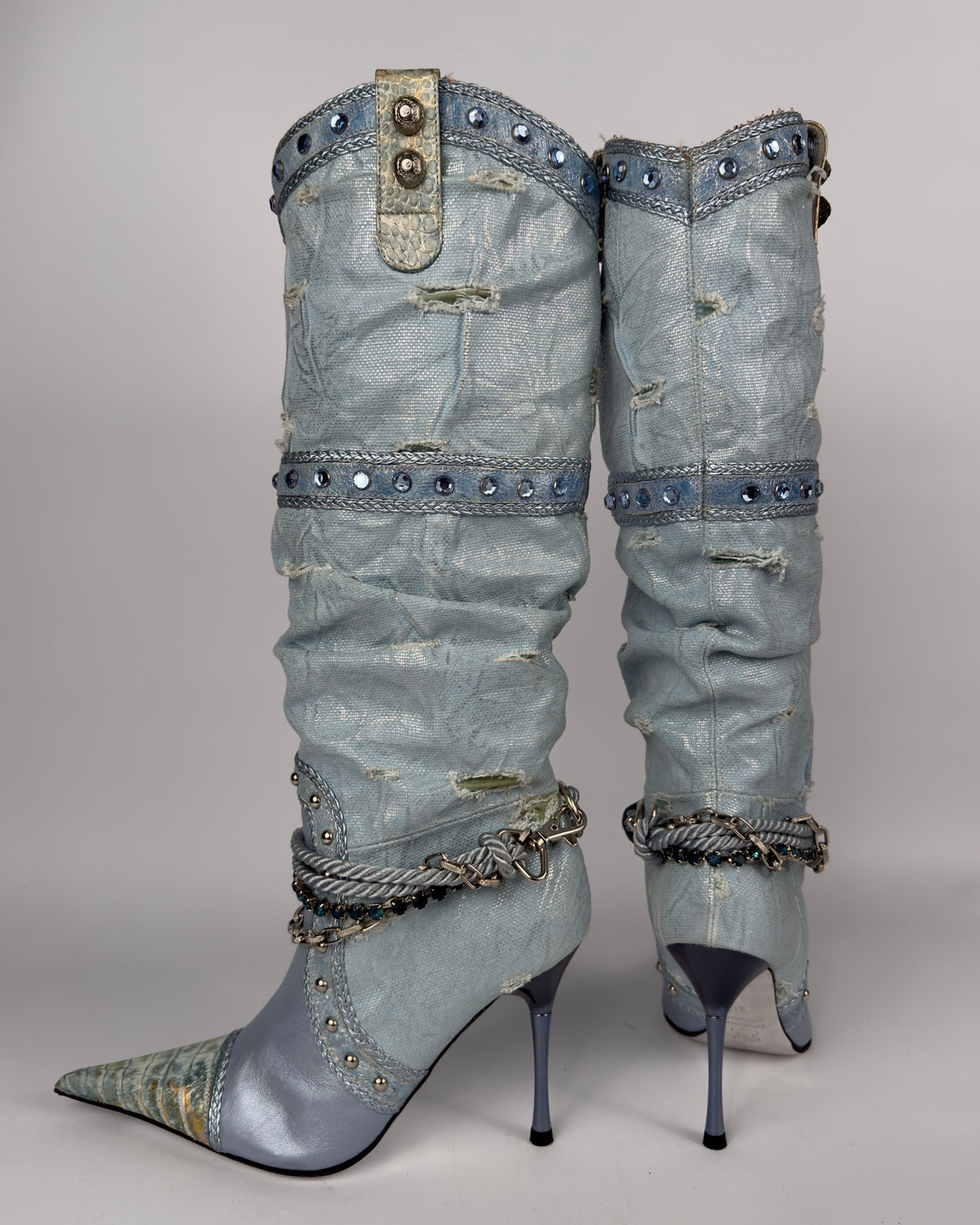 El Dante’s Couture Vintage Cowboy Boots — 36