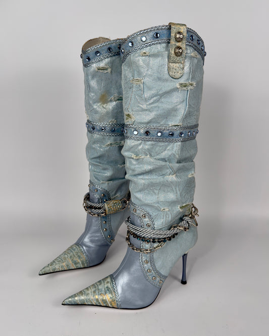 El Dante’s Couture Vintage Cowboy Boots — 36