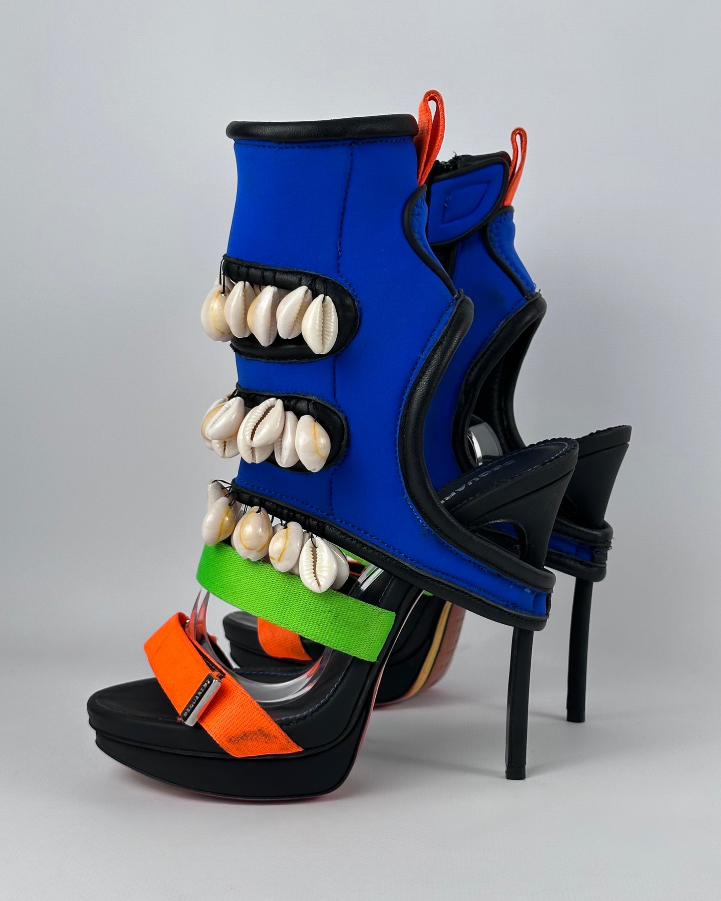 Dsquared Spring 2016 “Surfer’s Paradise” Seashell Heels — 38