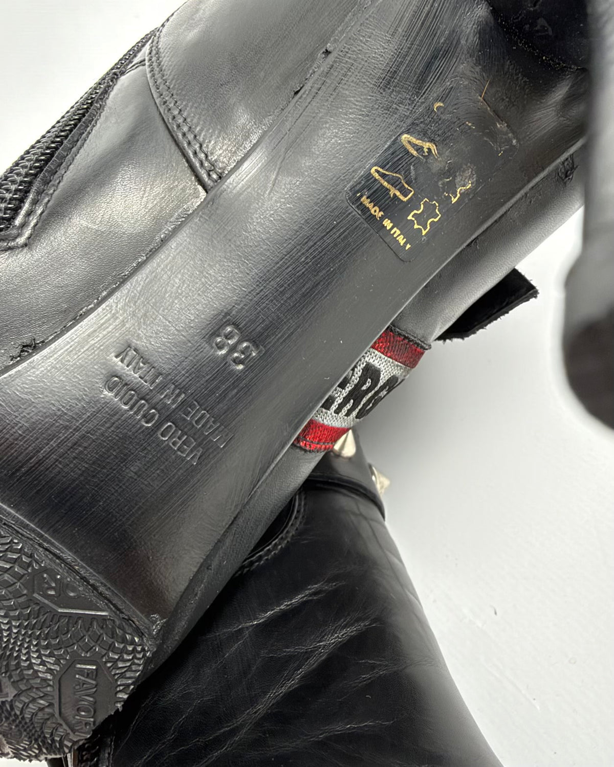 Le Silla Vintage Racing Boots — 38