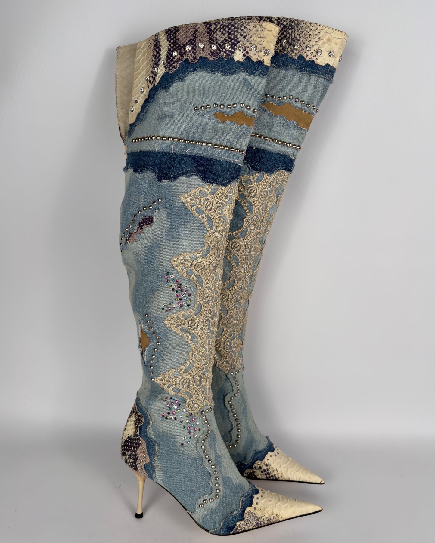 El Dante’s Couture Vintage Boots — 38