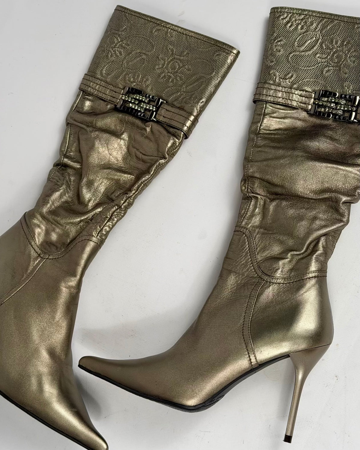 Vintage Leather Boots — 38