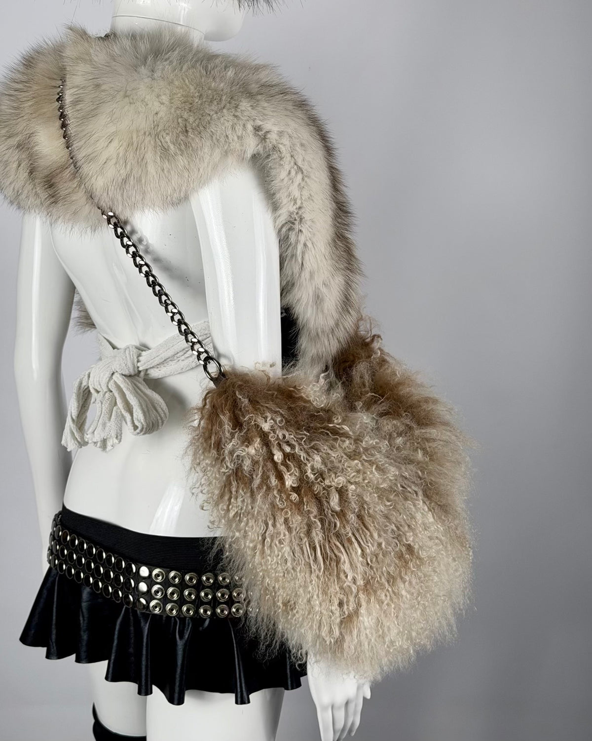 Vintage Llama Fur Bag