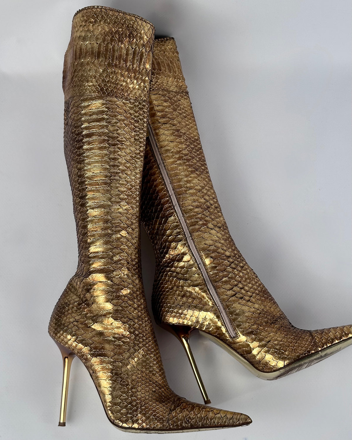 Gianmarco Lorenzi Vintage Leather Boots — 36