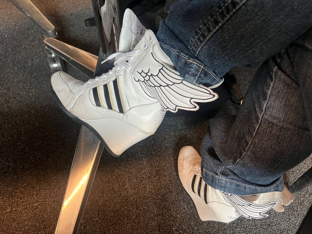 Adidas x Jeremy Scott Wing Wedge Boots — 36.5/37 US6