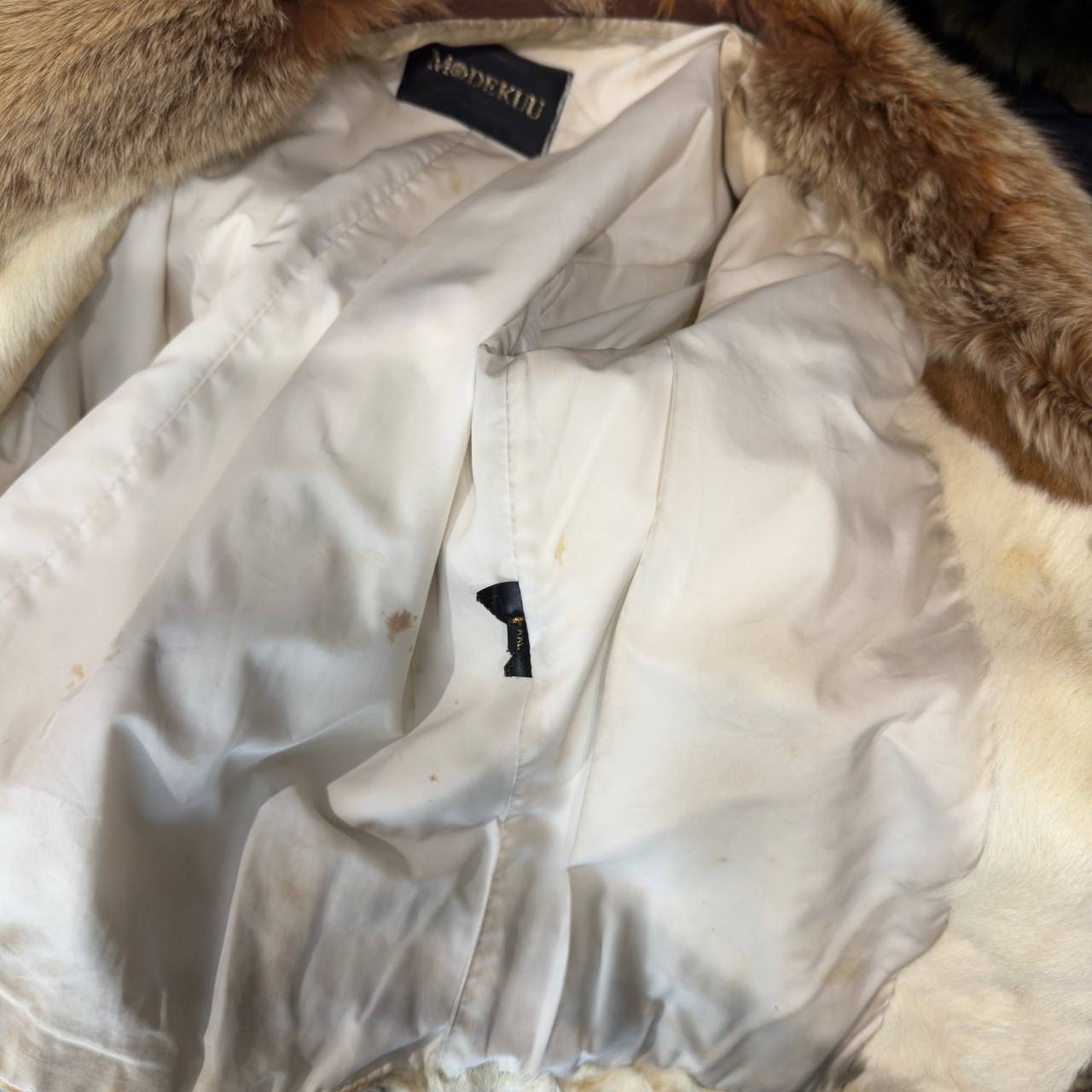 Vintage Fur Leather Jacket XS/M