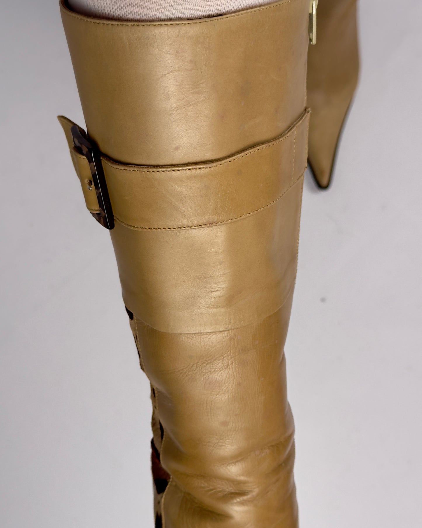 Gianmarco Lorenzi Vintage Leather Boots — 38/39