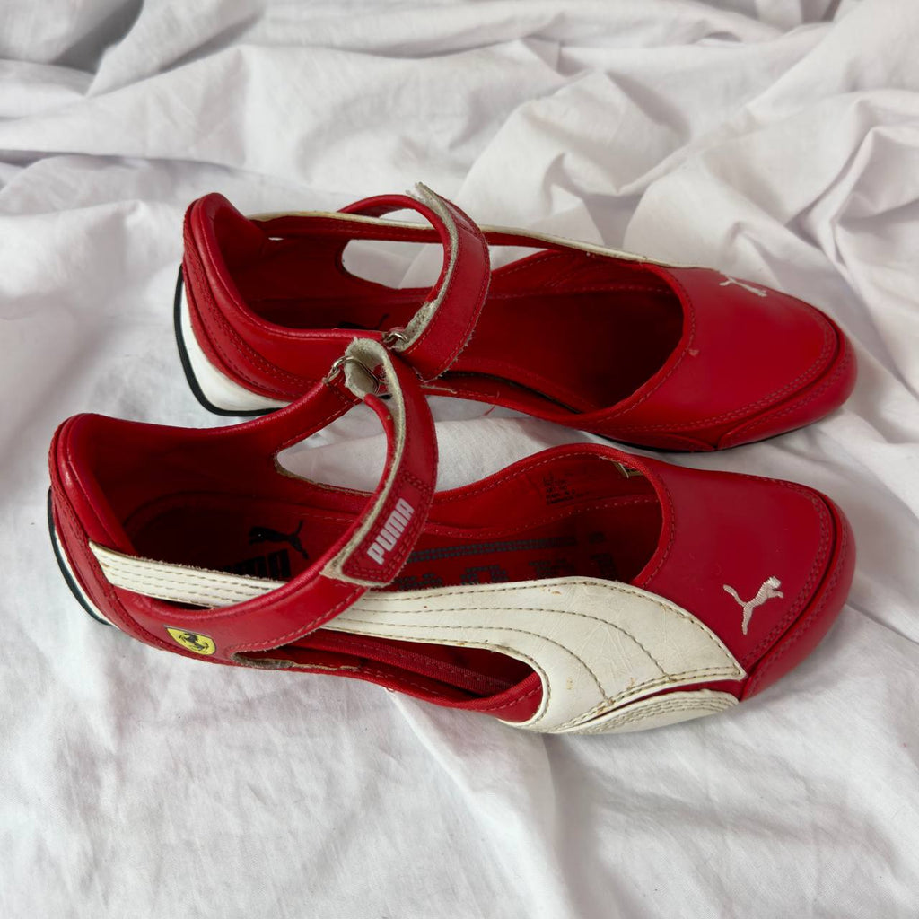 Puma Ferrari Ballet Flats — 37.5/38