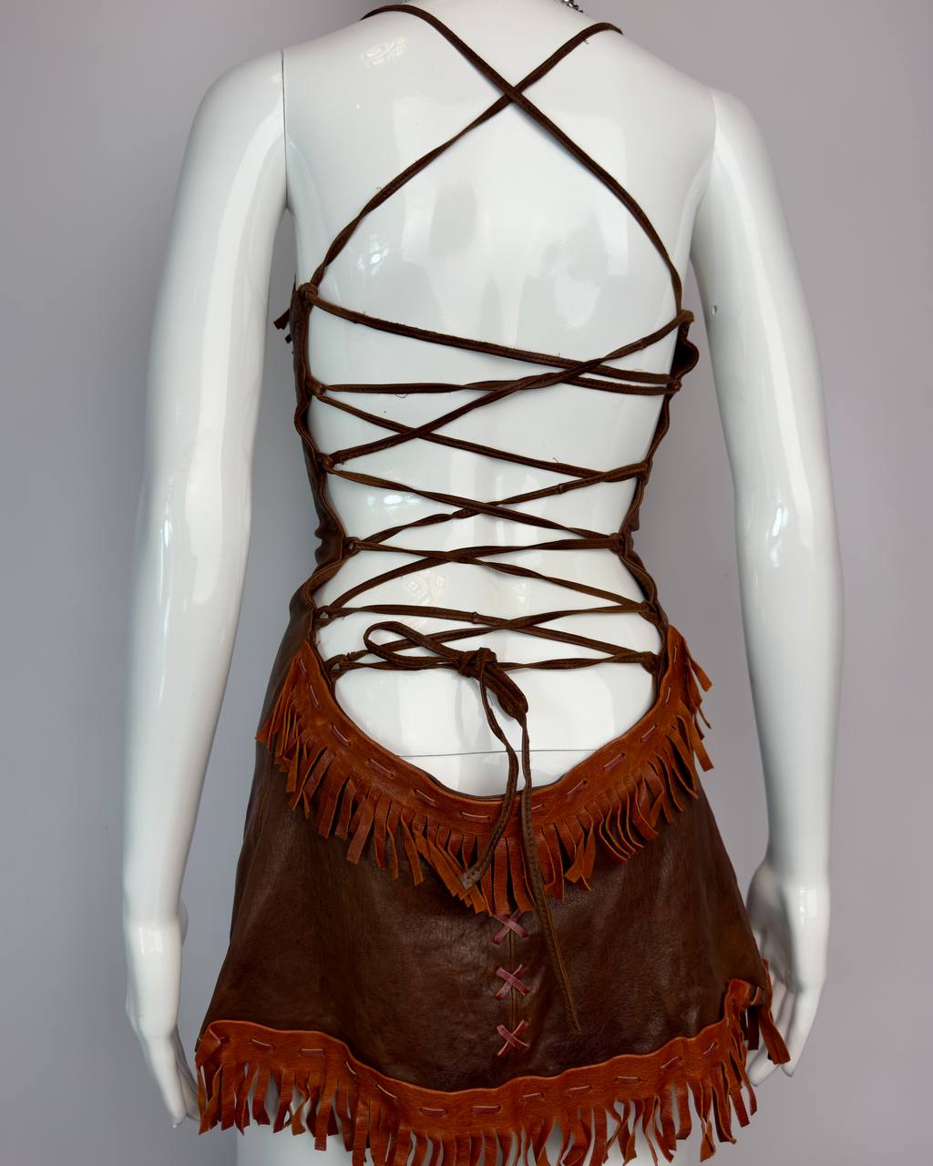Dsquared2 S/S 2005 Runway Leather Dress