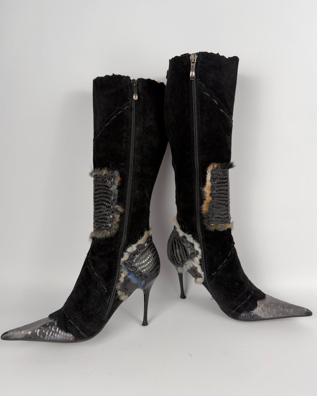 El Dante’s Couture Vintage Cargo Boots — 36