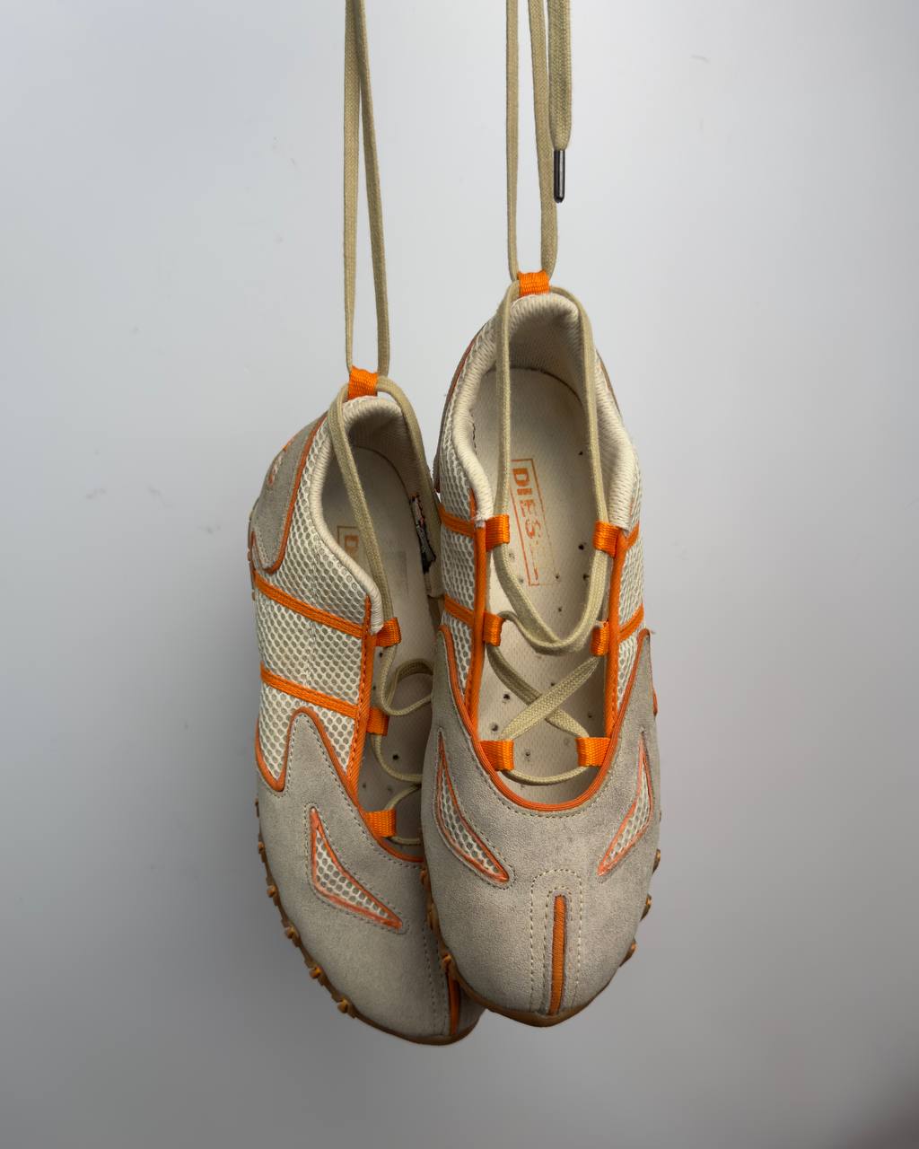 Diesel Vintage Lace Up Ballet Flats — 37.5/38.5