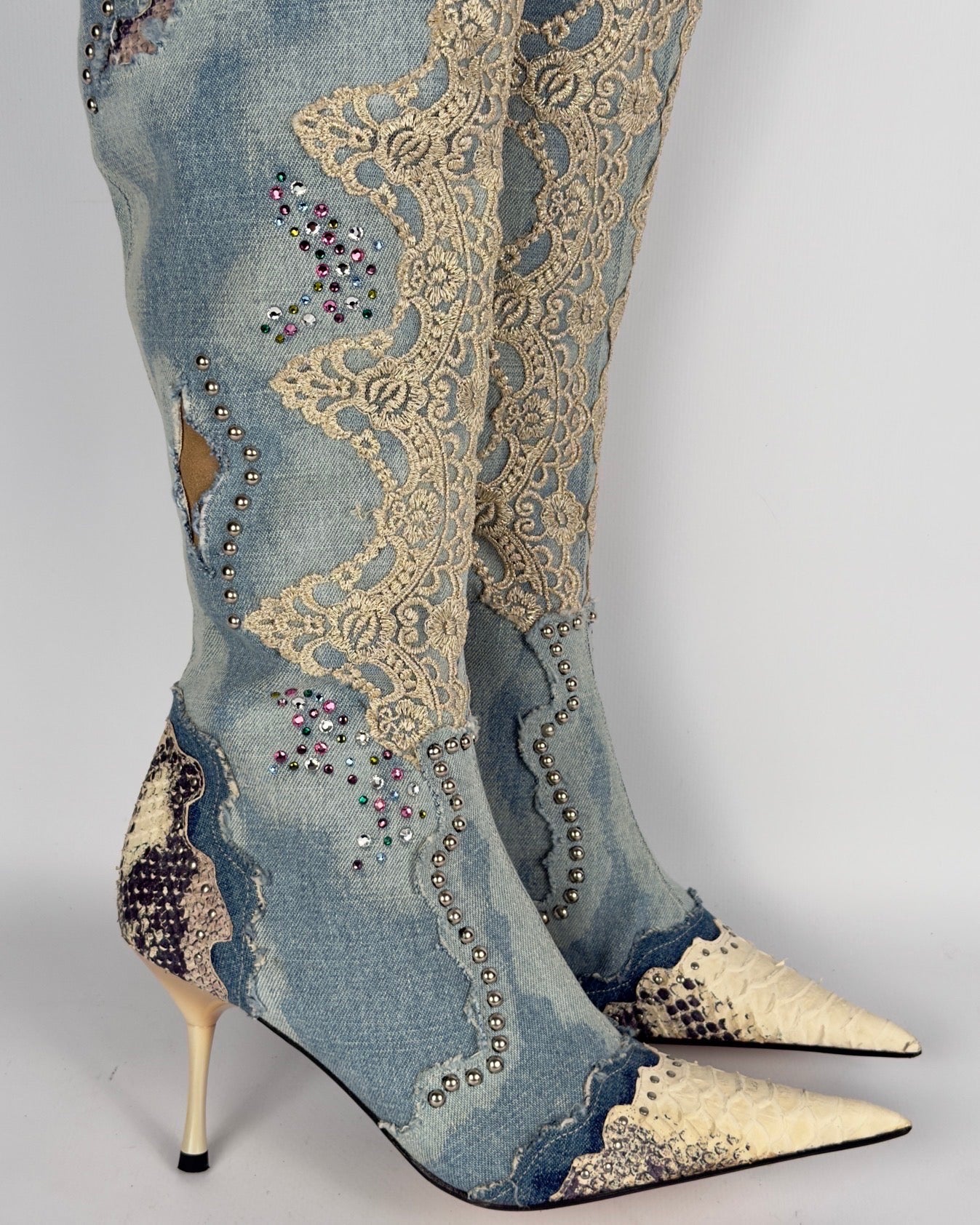 El Dante’s Couture Vintage Boots — 38