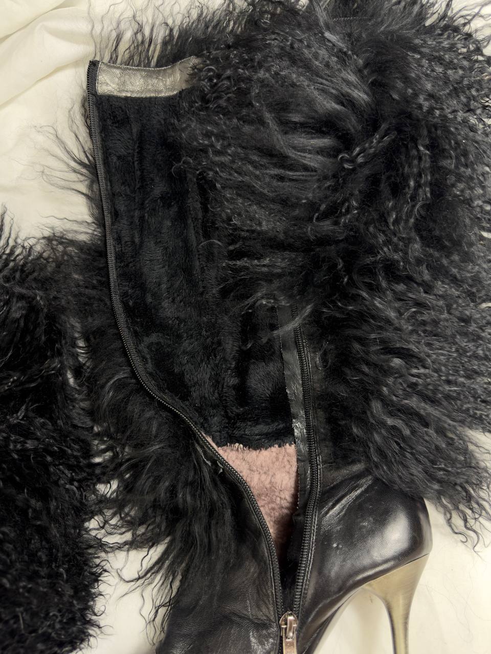 Vintage Llama Fur Boots 39/39.5