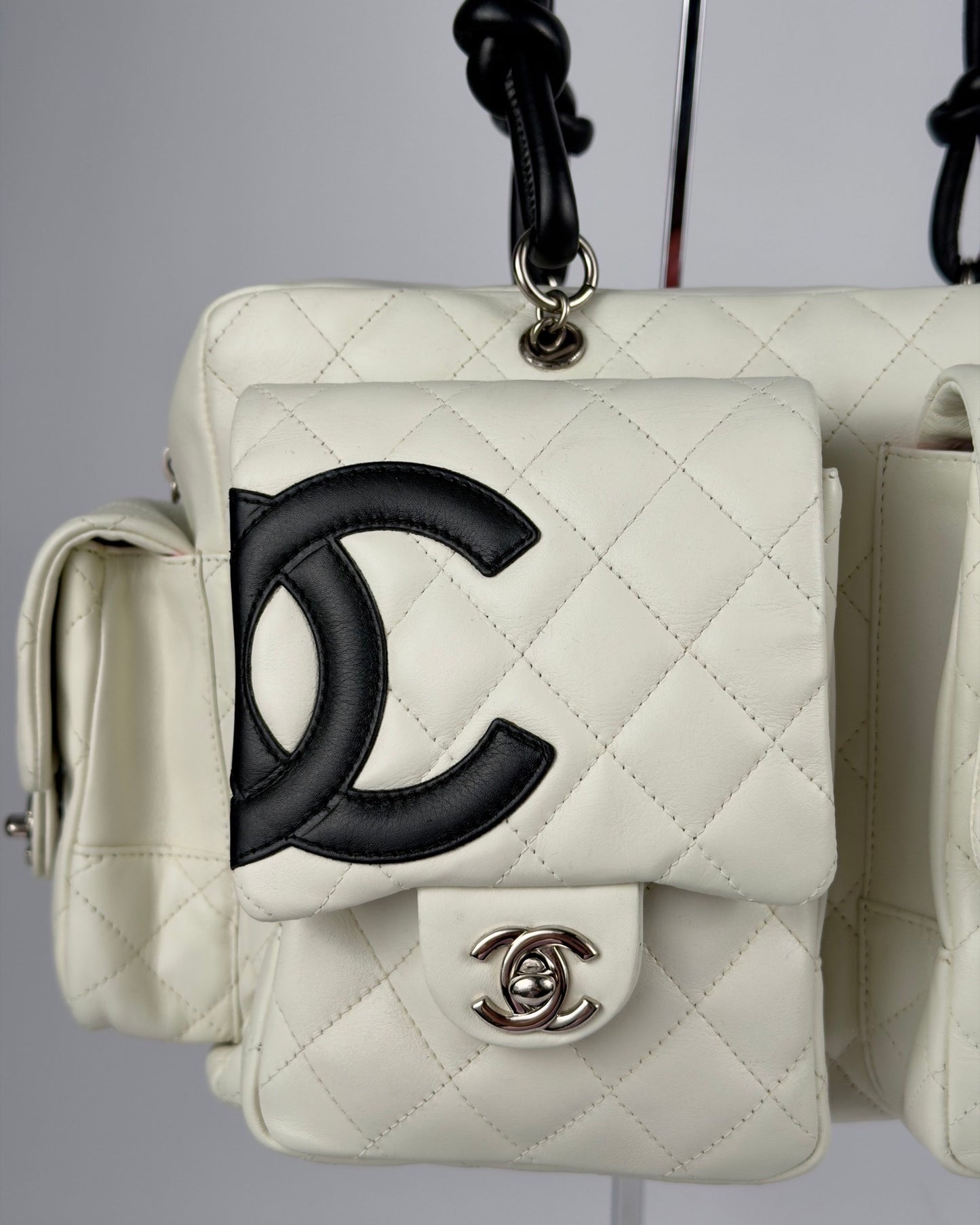 Chanel Cambon 2005 Multipocket Reporter Vintage Bag