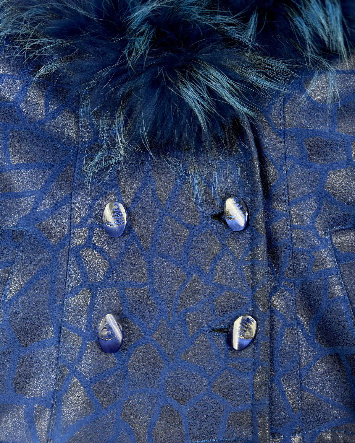 Vintage Faux Fur Shearling Jacket — S/M