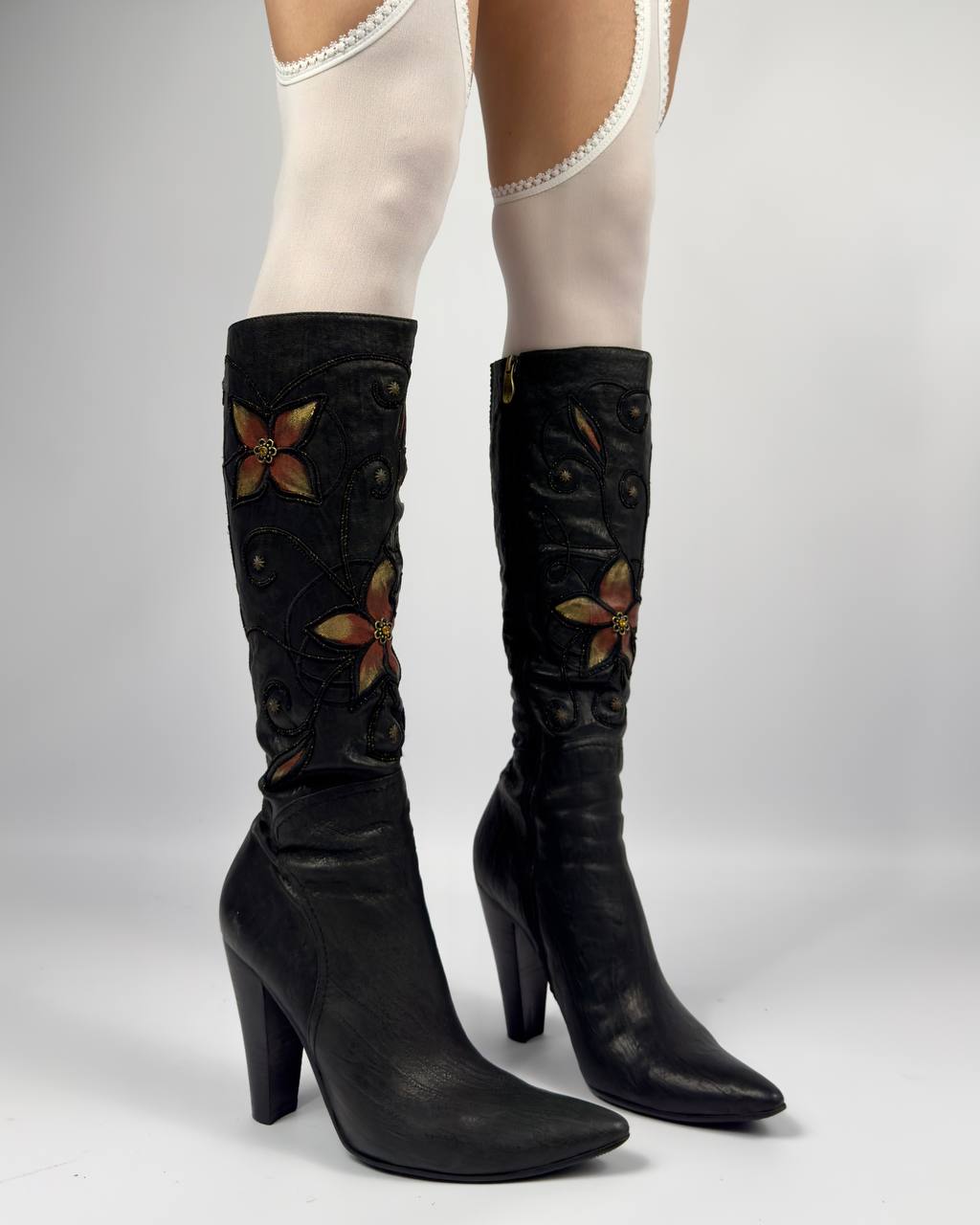 Vintage Leather Boots — 39/40