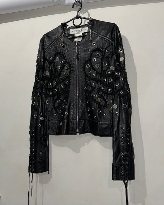 Christian Dior Leather Jacket circa 2003