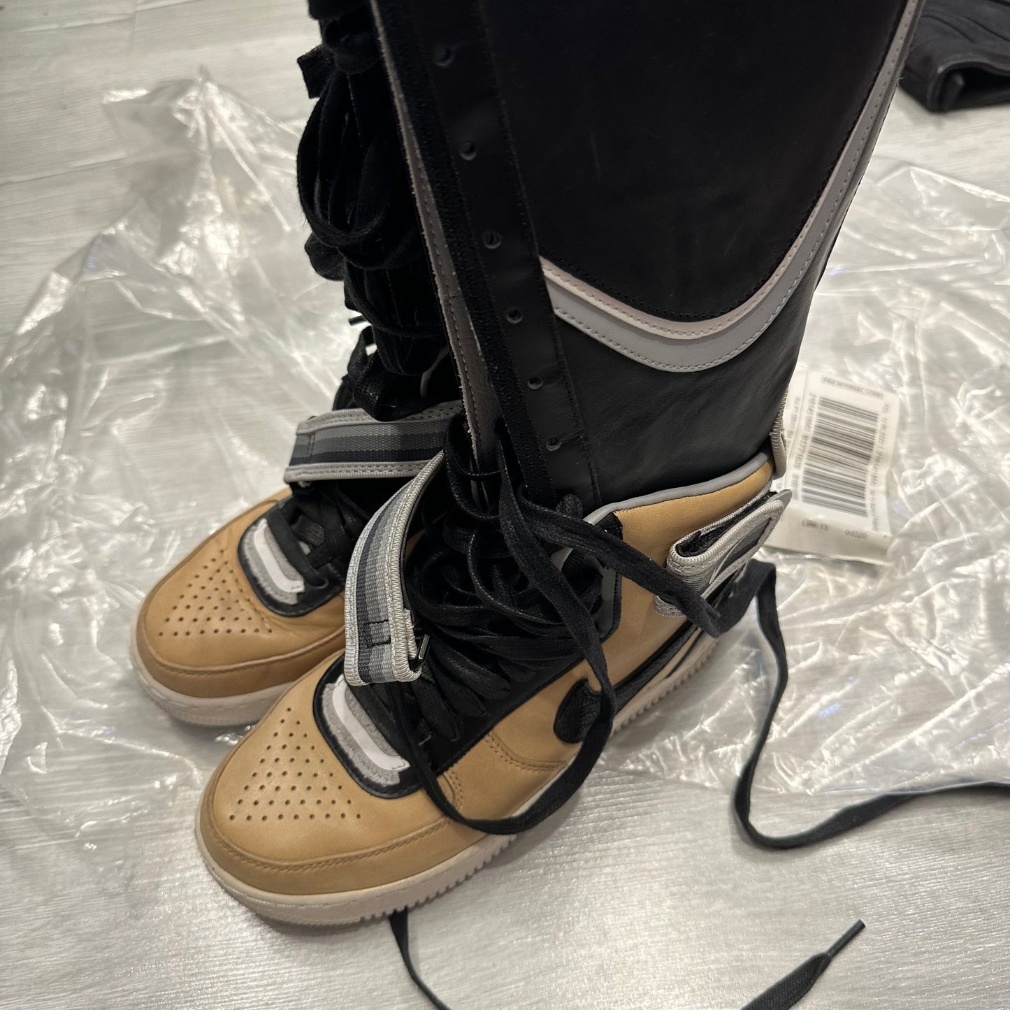 Nike x Ricardo Tisci Knee High Sneaker Lace Up Boots 36.5