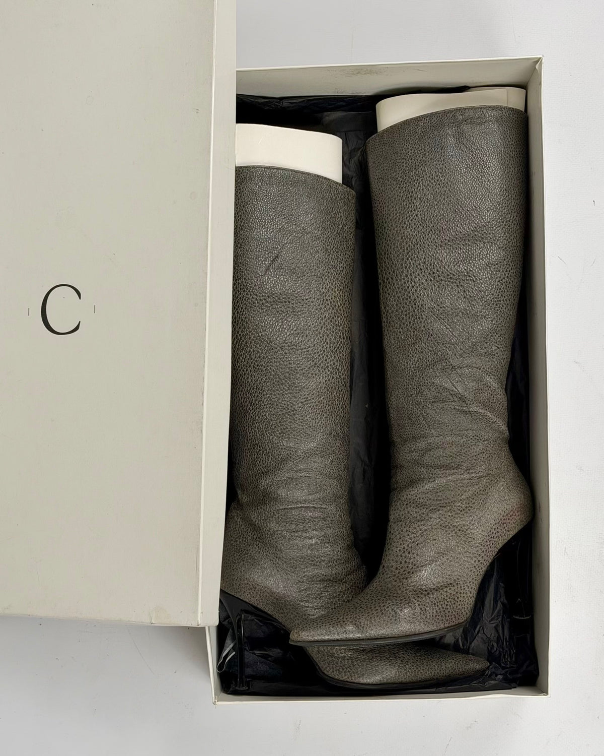 Casadei Vintage Leather Boots — 38.5