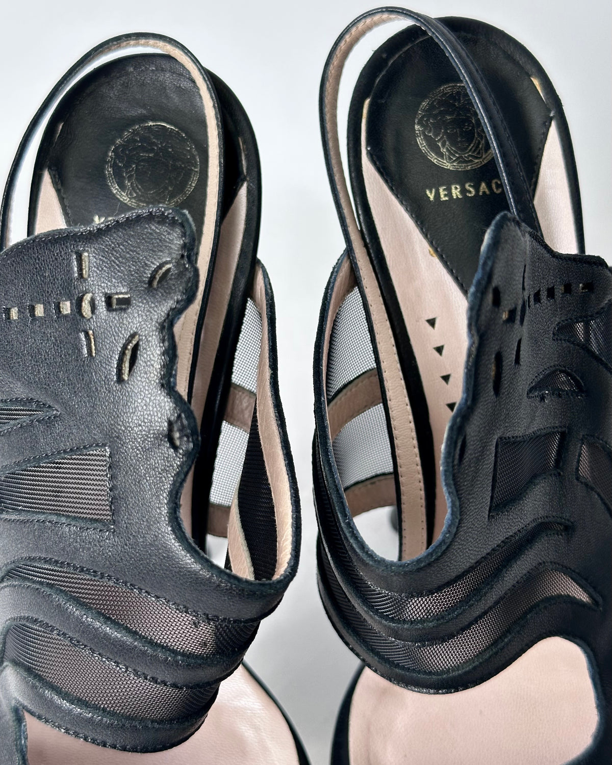 Versace S/S 2012 Runway Lucite Platform Heels — 39.5