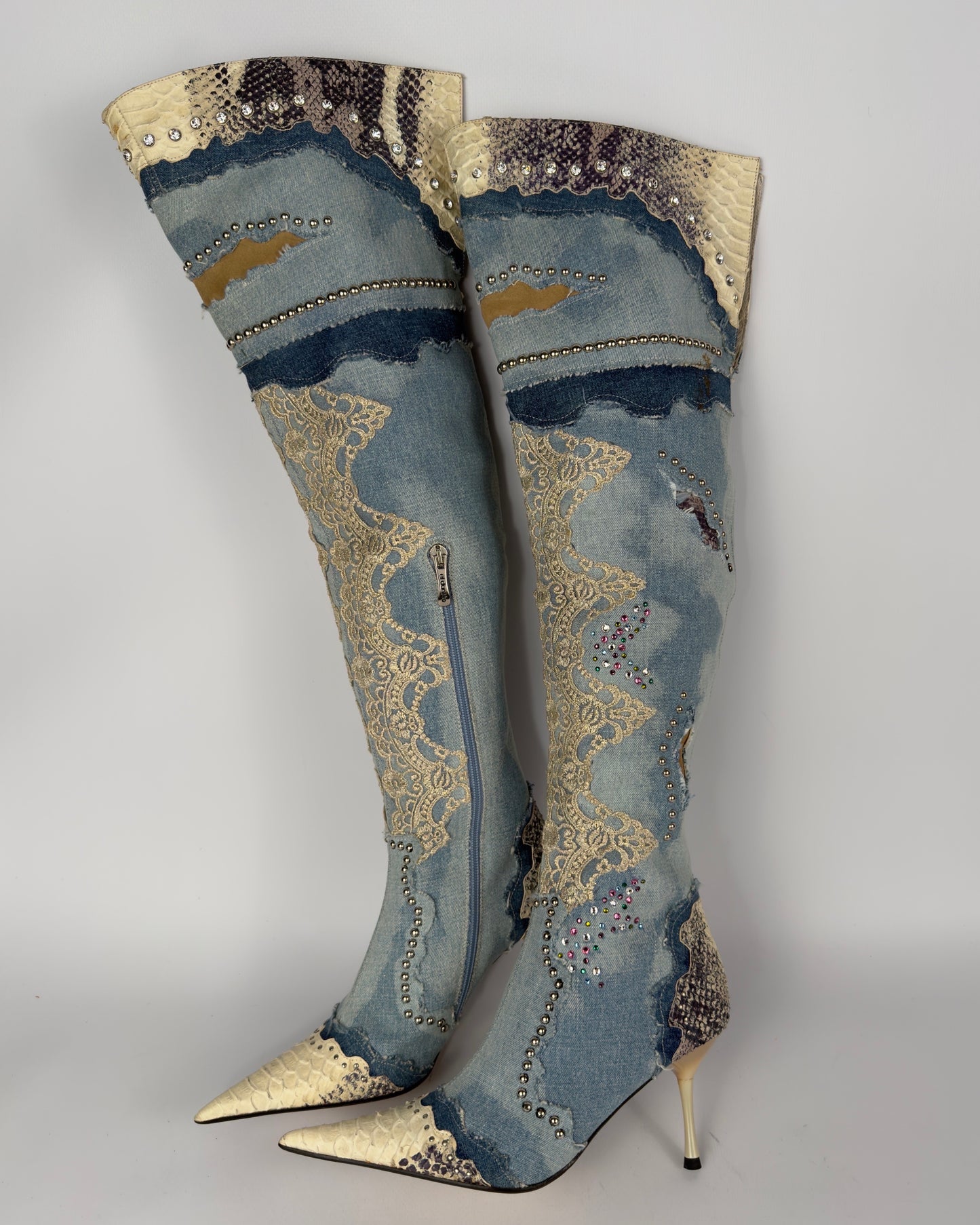 El Dante’s Couture Vintage Boots — 38