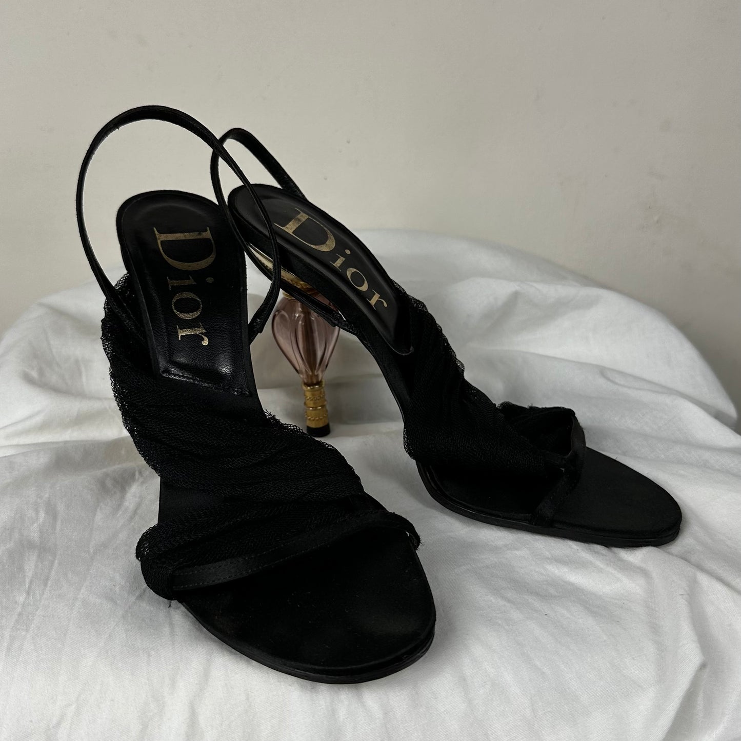 Dior 2000s Perfume Sculpted Heels 36/37