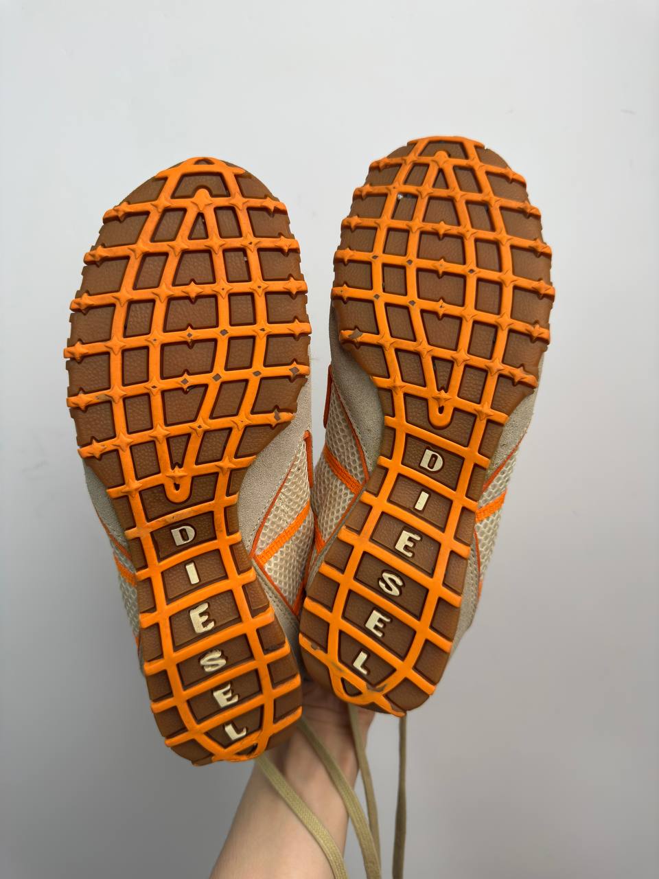 Diesel Vintage Lace Up Ballet Flats — 37.5/38.5