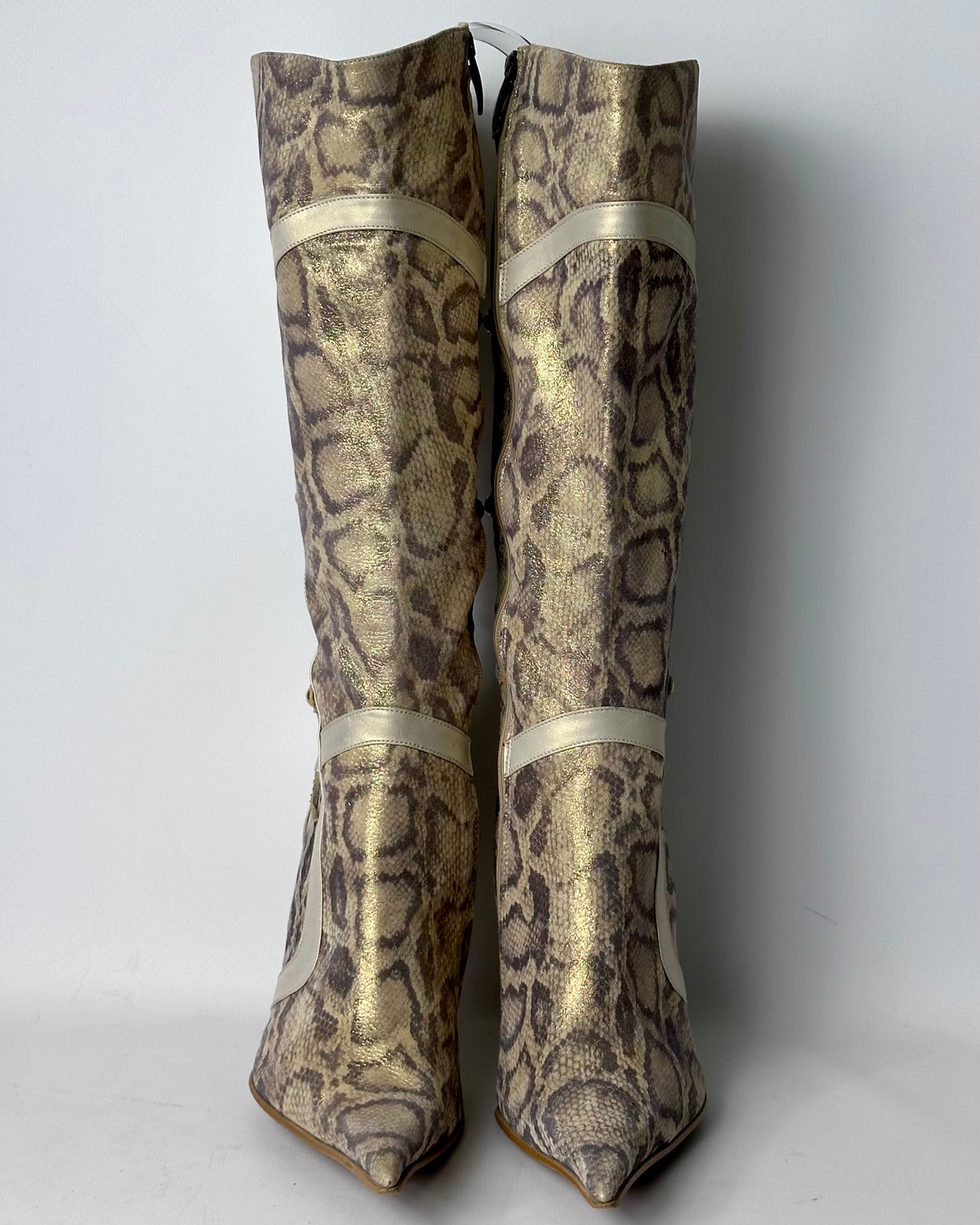 Vintage Lace Up Boots — 38