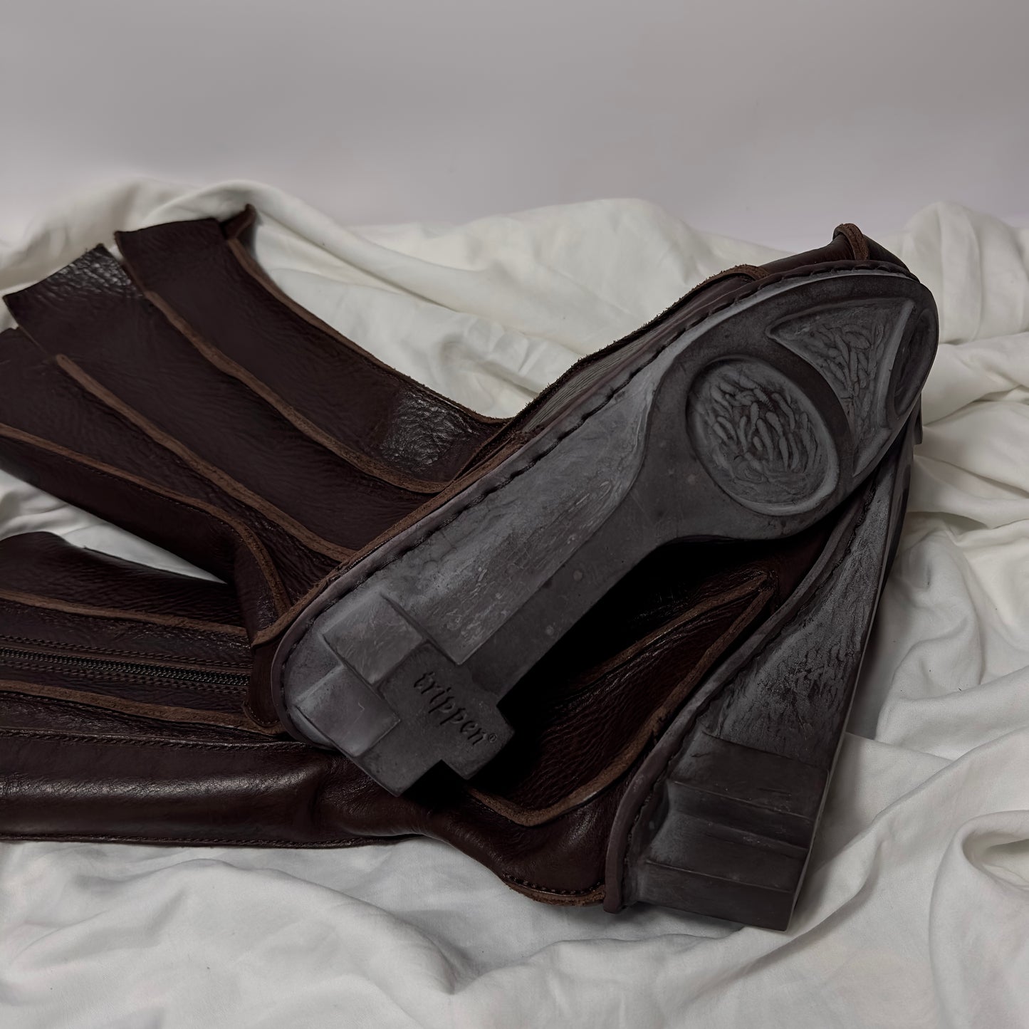 Trippen Brown Leather Boots