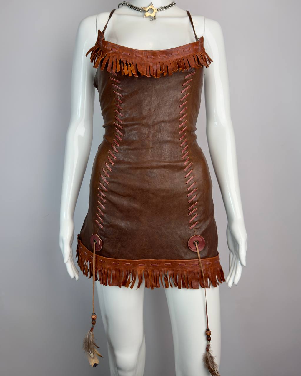 Dsquared2 S/S 2005 Runway Leather Dress