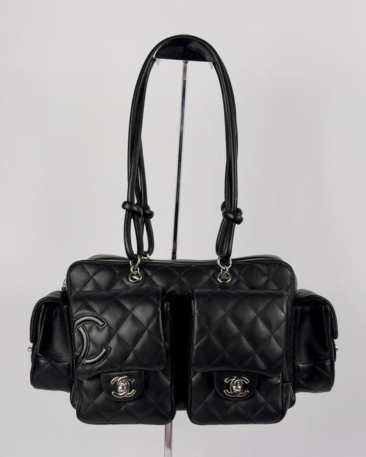 Chanel Cambon 2005 Multipocket Reporter Vintage Bag