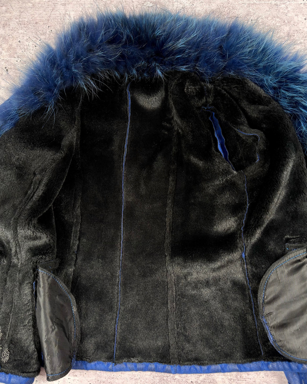 Vintage Faux Fur Shearling Jacket — S/M