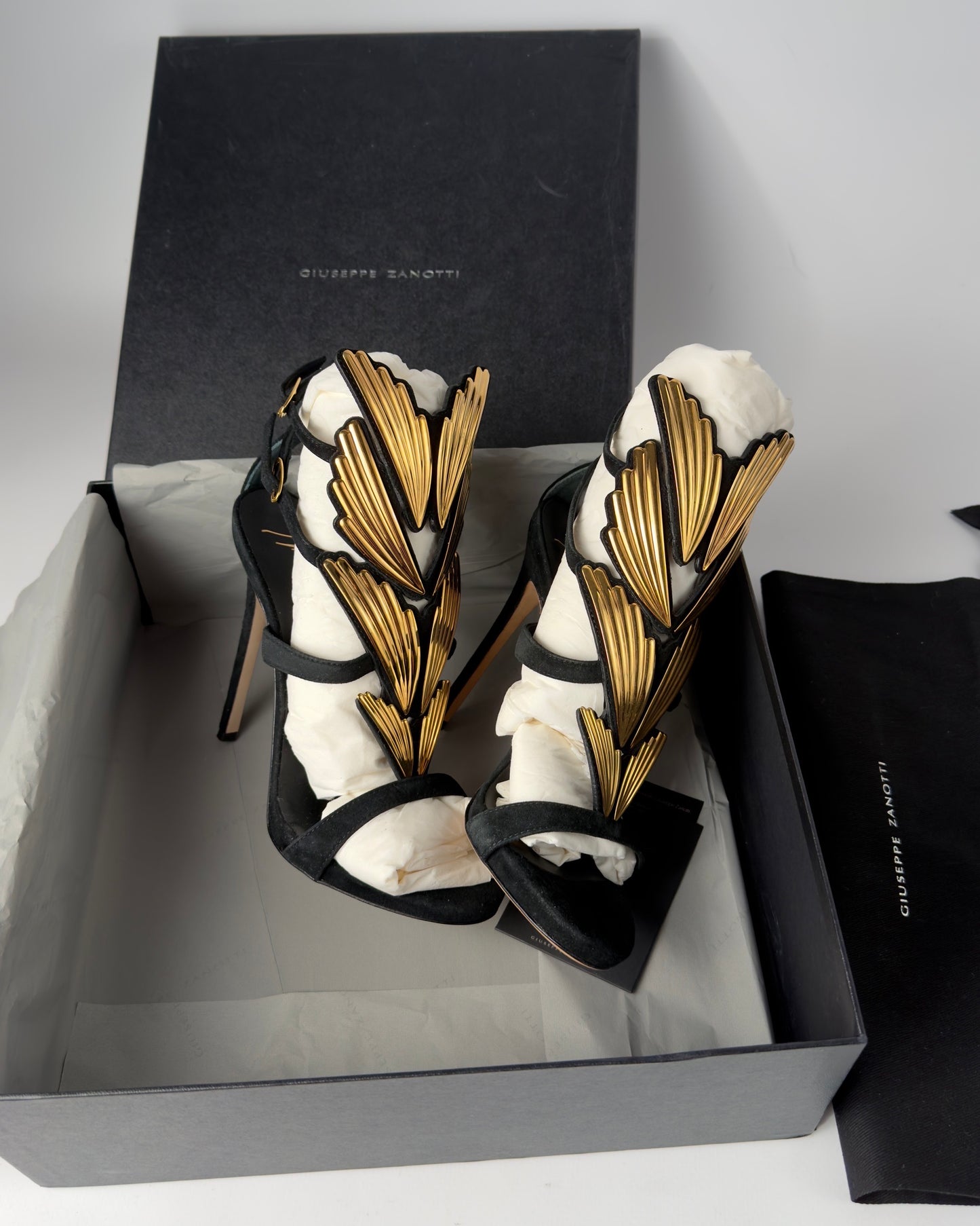 Giuseppe Zanotti Cruel Summer 2.0 Wing Alien Heels — 36 & 37 NWB